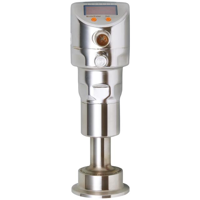 ifm efector, inc. PI2203 - Automatización industrial Vacío Corriente analógica, NPN/PNP-NC/NO Macho - Abrazadera triple de 1 1/2" (38.1mm)