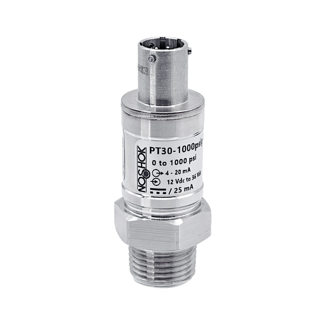 NOSHOK, Inc. PT30-30psic-1-1-82-3-CC PT30 Automatización industrial Compuesto Corriente analógica Macho - 1/2" (12.7mm) NPT