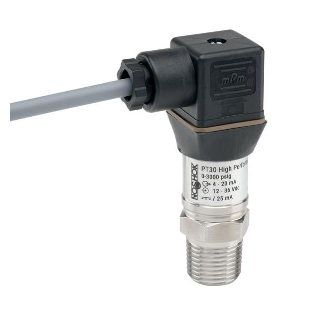 NOSHOK, Inc. PT30-3000PSIG-1-1-2-18 PT30 Industrial Medidor Corriente analógica Macho - 1/4" (6.35mm) NPT