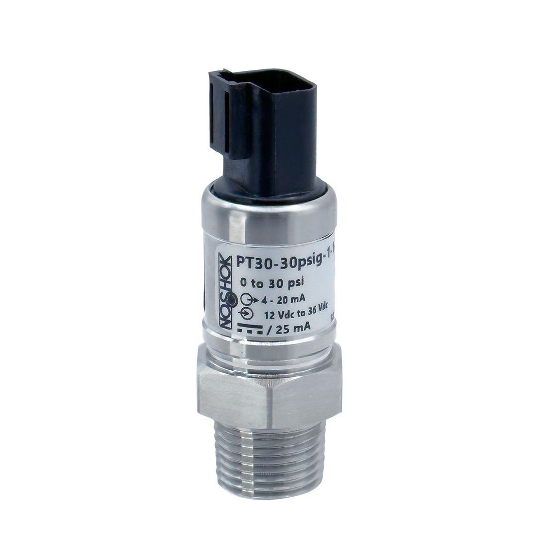 NOSHOK, Inc. PT30-600psig-1-1-82-66-CC PT30 Automatización industrial Medidor Corriente analógica Macho - 1/2" (12.7mm) NPT