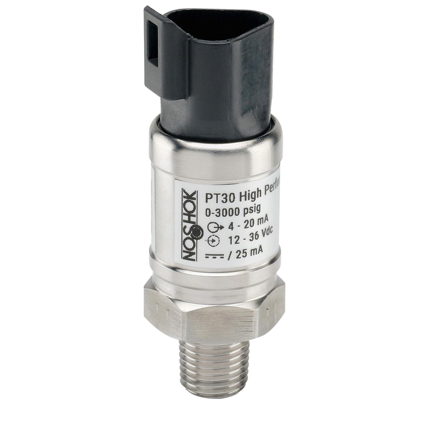 NOSHOK, Inc. PT30-5000PSIG-1-5-2-46 PT30 Industrial Medidor Voltaje analógico Macho - 1/4" (6.35mm) NPT