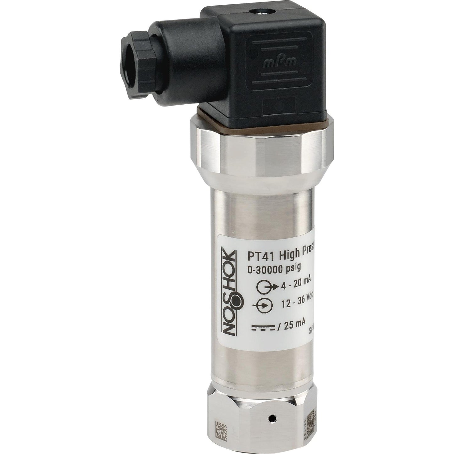 NOSHOK, Inc. PT41-36000PSIG-1-1-6-14 PT41 Industrial Medidor Corriente analógica Macho - 9/16" (14.29mm) UNF