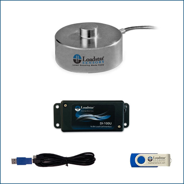 Loadstar Sensors RSB1-02KM-D1MU-LP-C RSB1 2000.00kgf (4409lbs) USB