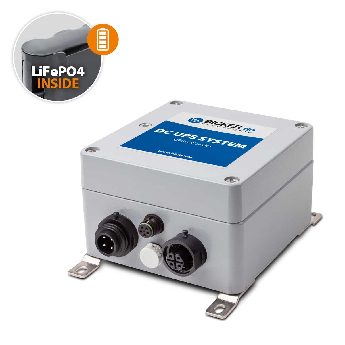 Bicker Elektronik GmbH UPSI-2406IP-12U * - Uso general, control industrial, red, monofásico Montaje de chasis