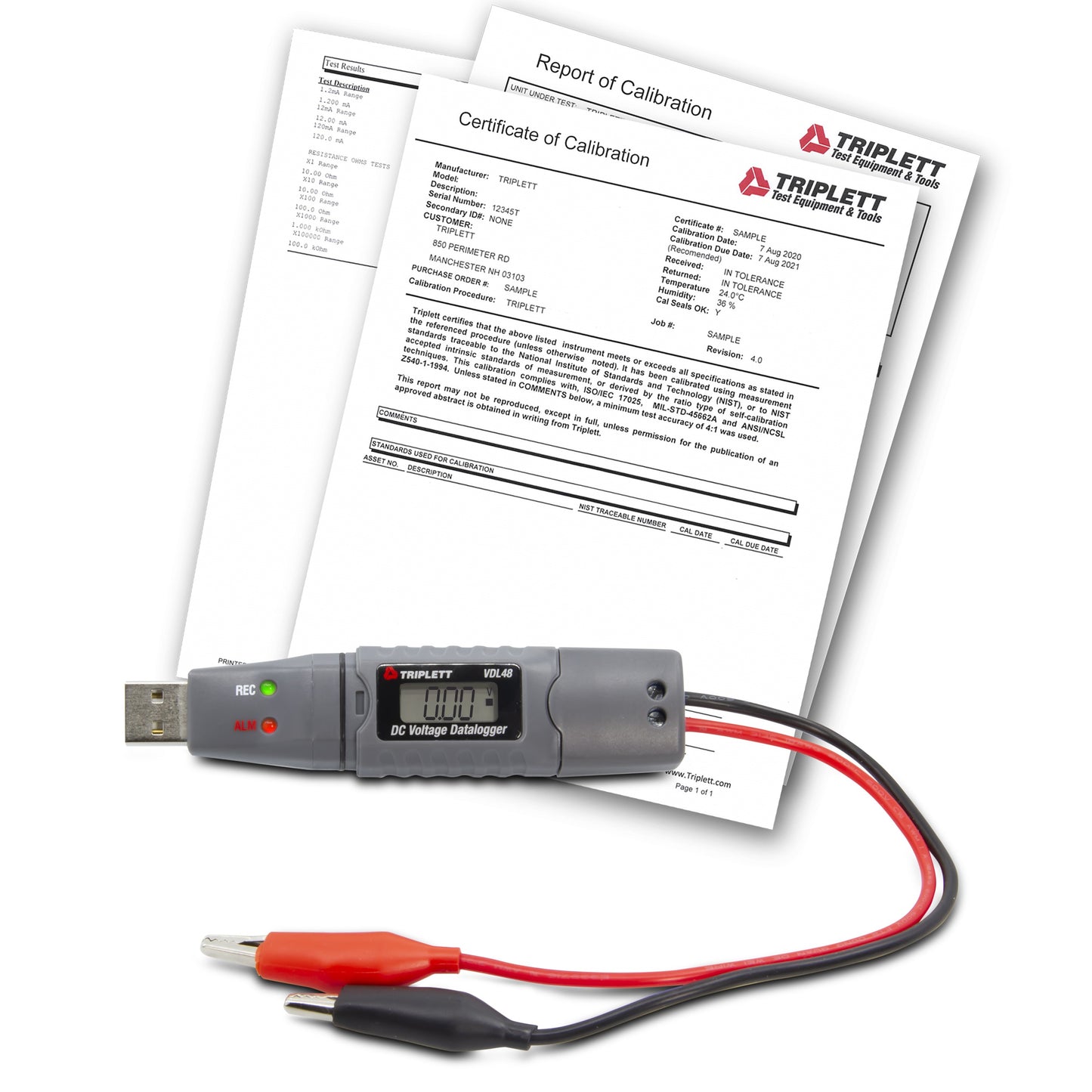Triplett Test Equipment and Tools VDL48-NIST * * -