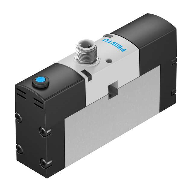 Festo Corporation VSVA-B-M52-MH-A1-1R5L - Válvula de solenoides - 44 ~ 116 PSI (3 ~ 8 bar) -