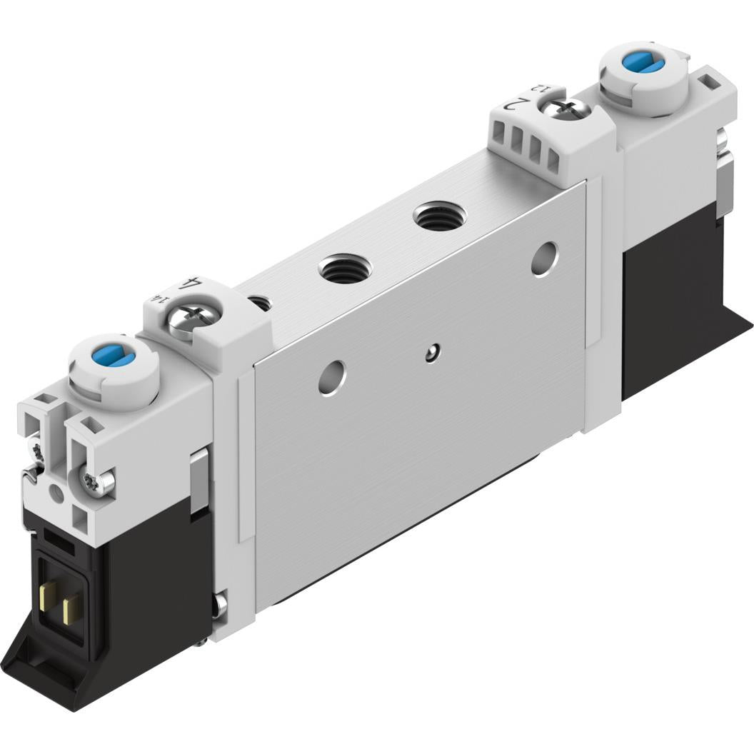 Festo Corporation VUVG-L10-T32C-AT-M5-1P3 VUVG Válvula de solenoides 2 x 3/2 normalmente cerrado 22 ~ 116 PSI (1.5 ~ 8 bar) Válvula de solenoides