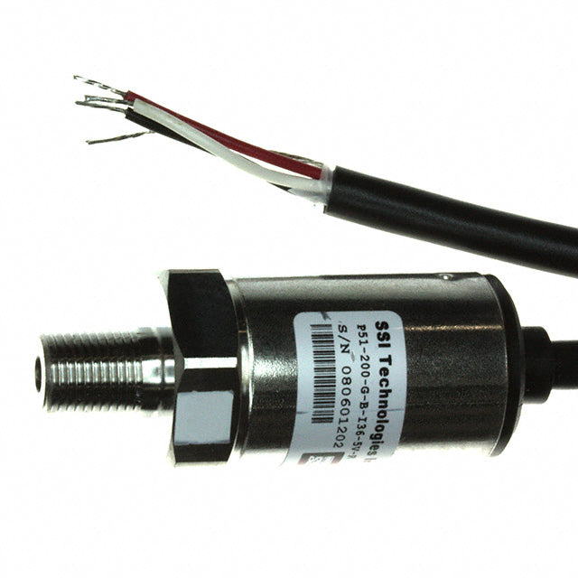 Amphenol SSI Technologies P51-200-G-B-I36-5V-000-000 MediaSensor™ Automatización industrial Manómetro ventilado Voltaje analógico Macho - 1/8" (3.18mm) NPT