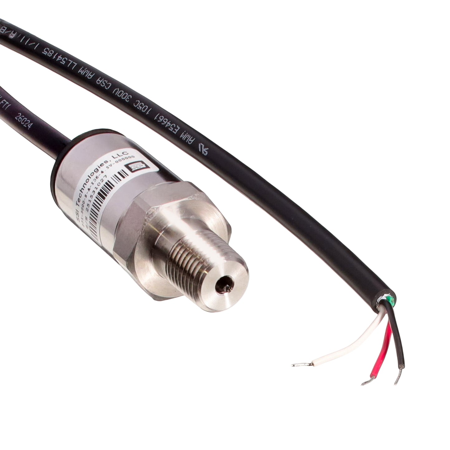 Amphenol SSI Technologies P51-3000-S-A-I36-4.5V-000-000 MediaSensor™ Automatización industrial Medidor sellado Voltaje analógico Macho - 1/4" (6.35mm) NPT