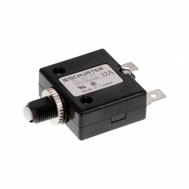 SCHURTER Inc. TS-701-HT-12-K TS Montaje en panel Térmico 12A