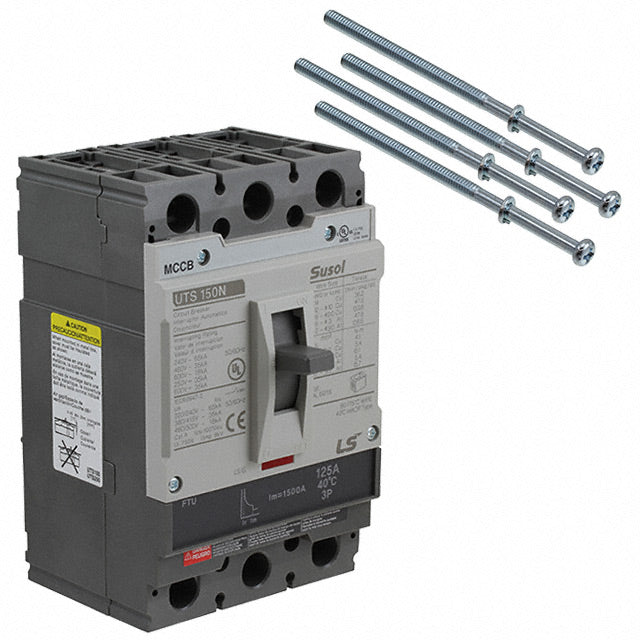 American Electrical Inc. UTS150N-FTU-125A-3P-LL-UL UTS150N Montaje en panel Termomagnético 125A