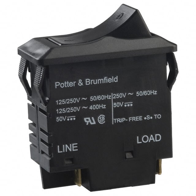 TE Connectivity Potter & Brumfield Relays W33-T2N1Q-15 W33 Montaje en panel Térmico 15A