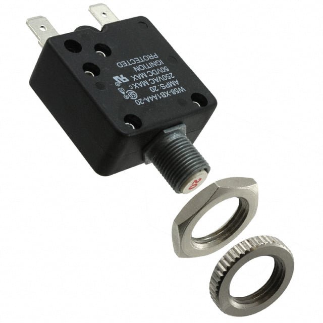 TE Connectivity Potter & Brumfield Relays W58-XB1A4A-20 W58 Montaje en panel Térmico 20A
