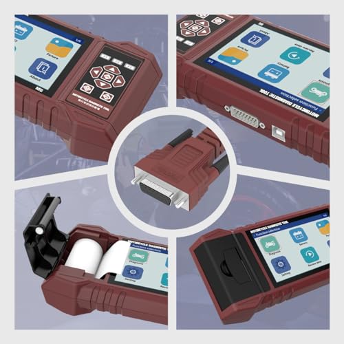 Herramienta de diagnóstico de motocicleta escáner para motocicleta, compatible con Harley Yamaha, Honda, Kawasaki, Suzuki, 70+Marcas, Lector de código de motor OBD2 con pantalla táctil de 5