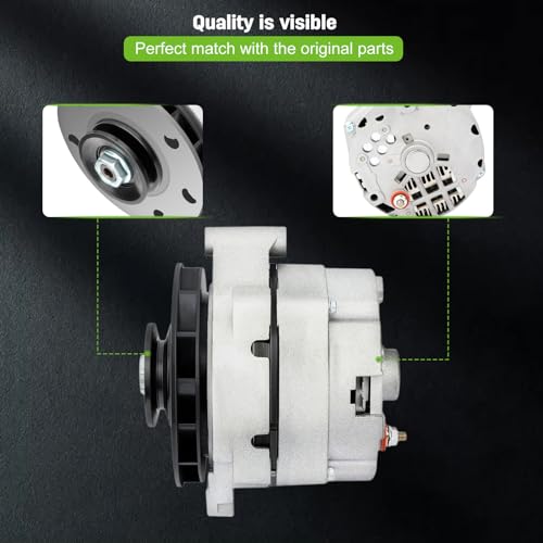 Alternador de alto amperio de 140 amperios para Delco 12SI 1 cable One Wire 7273-12