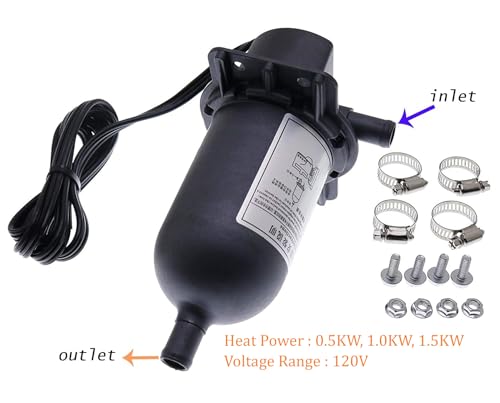 Mover Parts Calentador de bloque de motor TPS151GT10-000 1500 W, 120 V, 1500 W, 120 V, opción 100-120 F