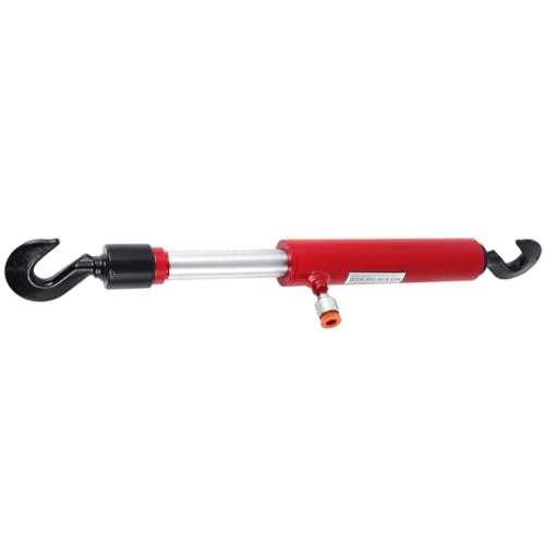 SCITOO - Carpa hidráulica de tracción trasera, 10 toneladas, para máquina de bastidor eléctrico, carrocería, tienda roja