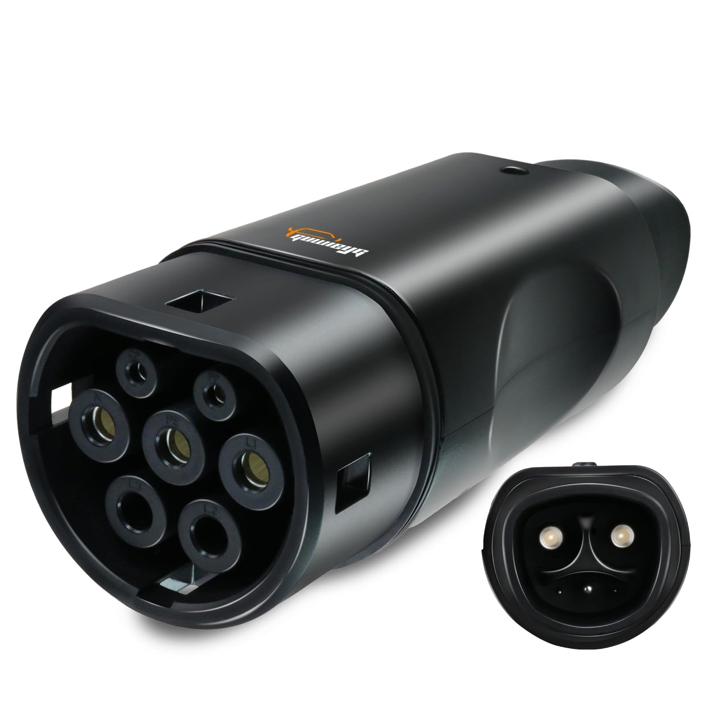 para NACS a Tipo 2 Adaptador EV Adaptador de Cargador de NACS a Tipo 2 Aplicable para Cargador NACS y Tipo 2 IEC62196 EVs