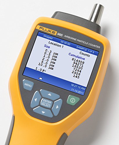 Fluke 985 Contador de partículas portátil para calidad del aire en interiores