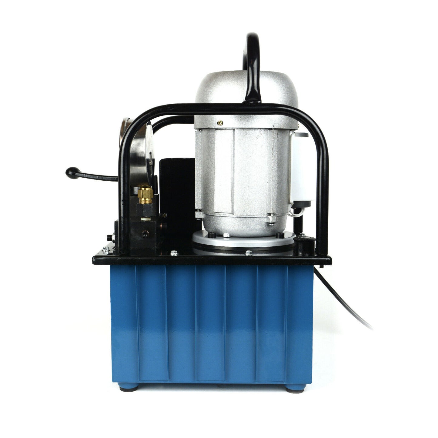 Bomba hidráulica eléctrica de 2 etapas, doble efecto, 110 V, 10 000 PSI, capacidad de 488 in³
