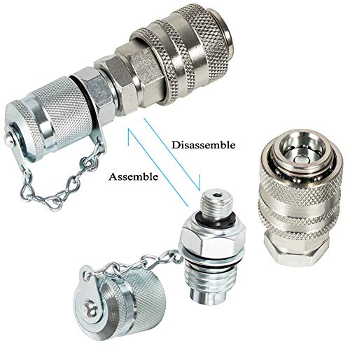 Kit de acoplamiento de prueba de presión hidráulica para acoplador Parker serie PD, caja de Caterpillar John Deere maquinaria de construcción