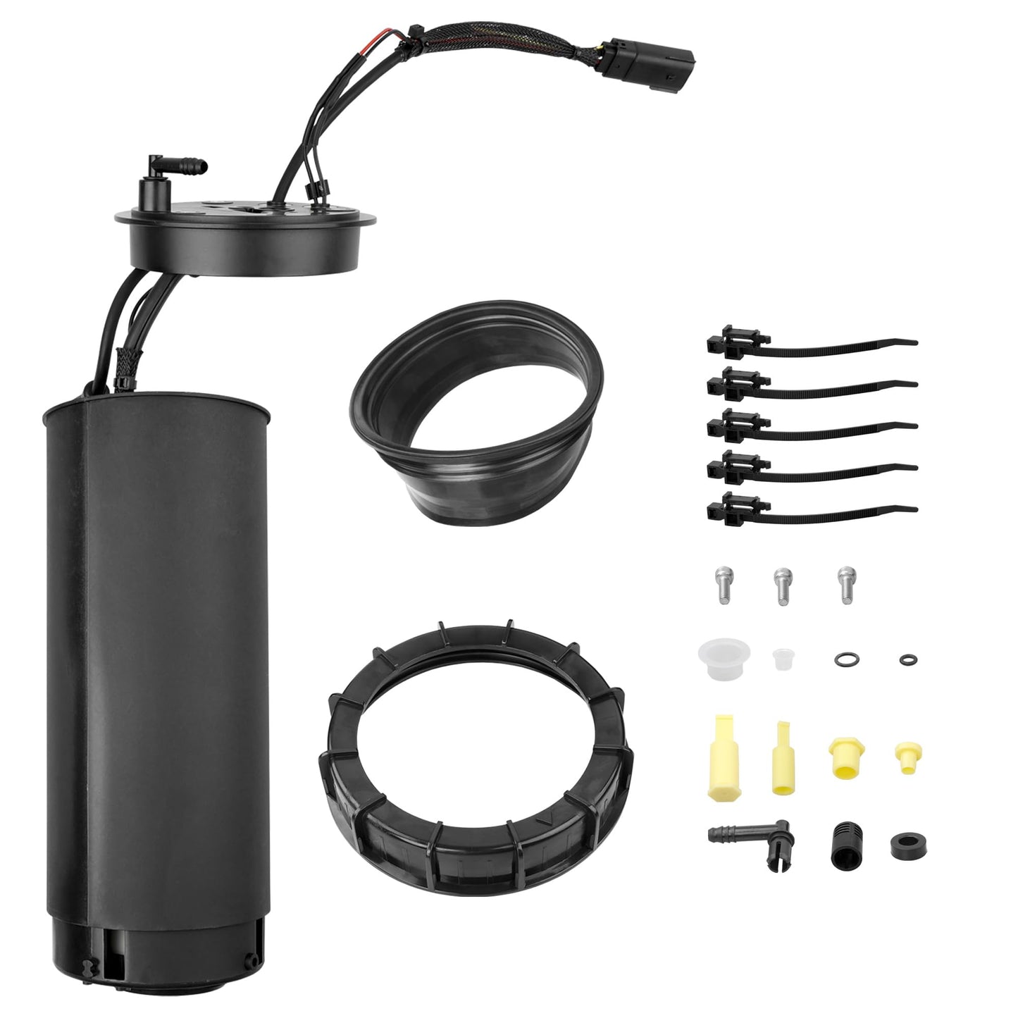 HQPASFY Calentador DEF de 6.7L, kit de calentador de depósito de líquido de escape diésel compatible con Ford F250, F350, F450, F550 Super Duty 2011-2016 Reemplaza# BC3Z5J225KA, BC3Z5J225L, 904372,