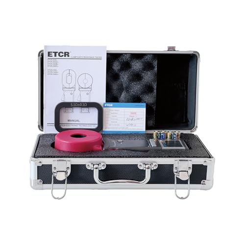 Probador 0.01-1200Ω 0.00mA-20.0A del metro de la resistencia de tierra de la abrazadera de ETCR2100C+ Digitaces