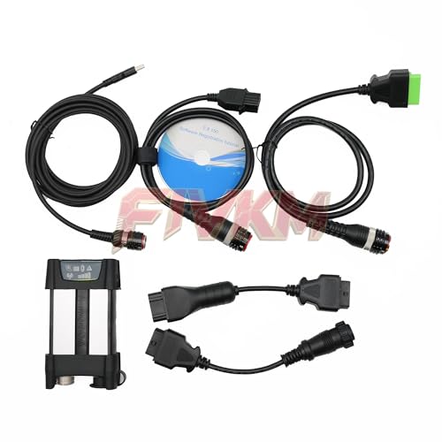 88894000 Fivkm para Vocom II Adaptador de Unidad de Comunicaciones para Camiones, Excavadoras, Autobuses, Herramienta de Diagnóstico de Yates (Herramienta con Software)