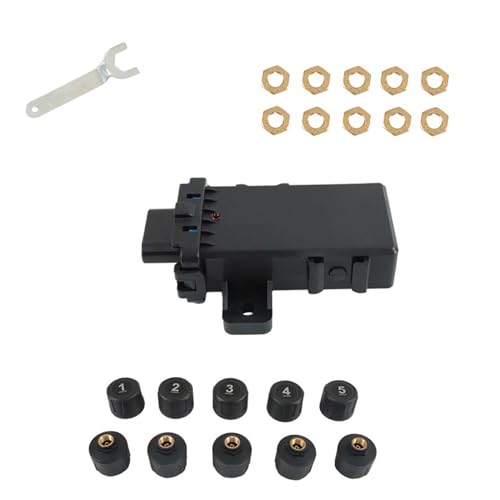 Labwork Sistema de monitoreo de presión y temperatura de neumáticos TPMS 10 sensores mixtos en tiempo real/24x7