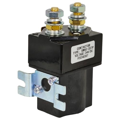 24V 100A SW80-357P SPST Contactor Solenoide Continuo Sellado a IP66 Compatible con Albright