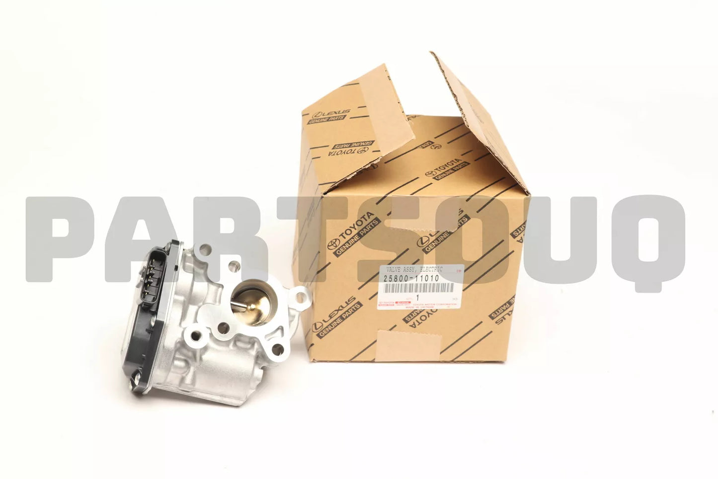 2580011010 Conjunto de válvulas EGR original Toyota eléctrico 25800-11010