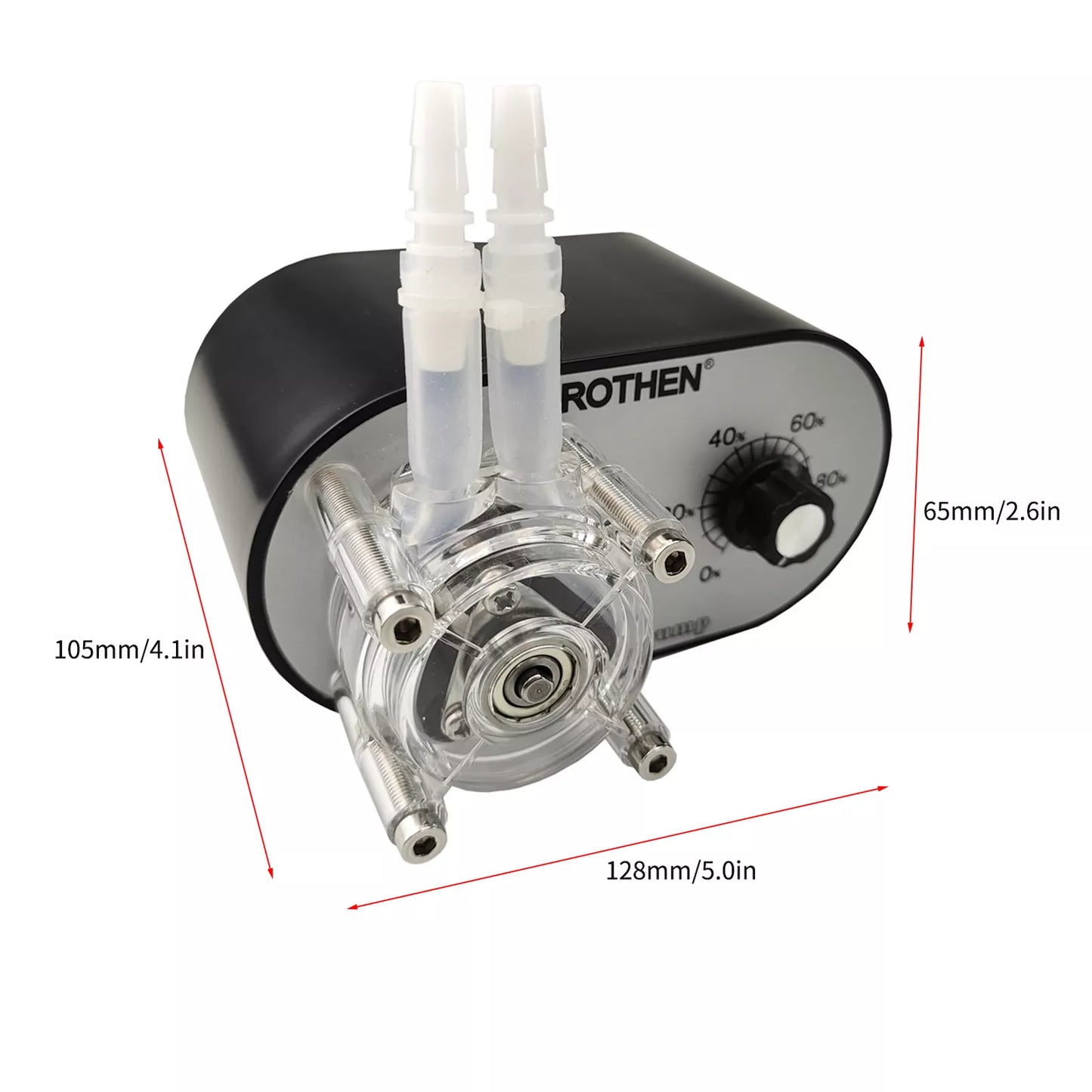 Bomba peristáltica GROTHEN G328A 114-500 ml/min ajustable de alto O1R0