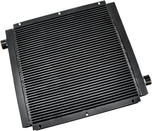 Enfriador de aceite hidráulico móvil, 0-120 GPM, 90HP; Modelo OC-65 Compatible con sistema de enfriamiento industrial Negro