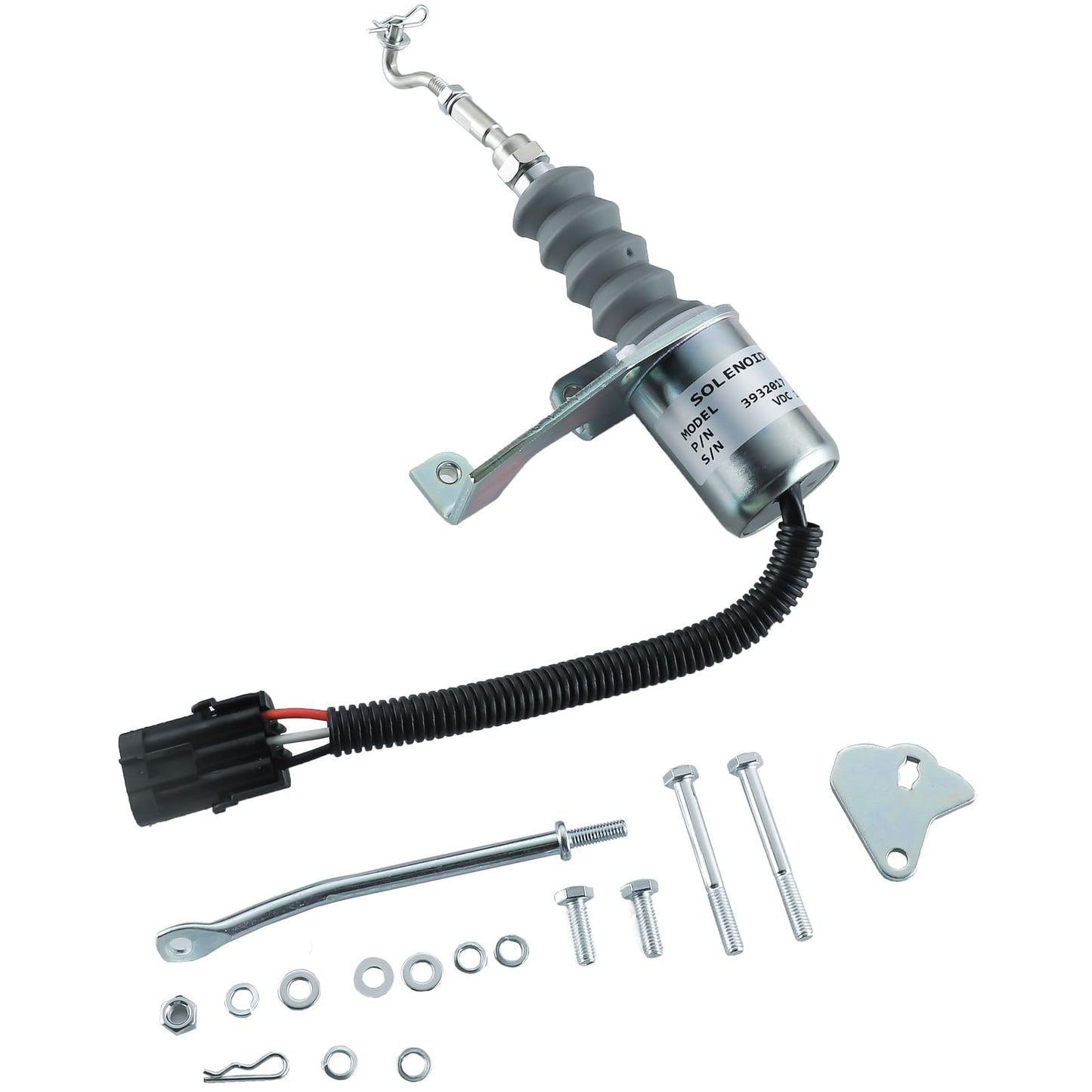 KD KISONIED 3932017 SA-3742-12 - Solenoide de apagado de combustible para bobina de solenoide Deutz Bosch RSV 12 V CC