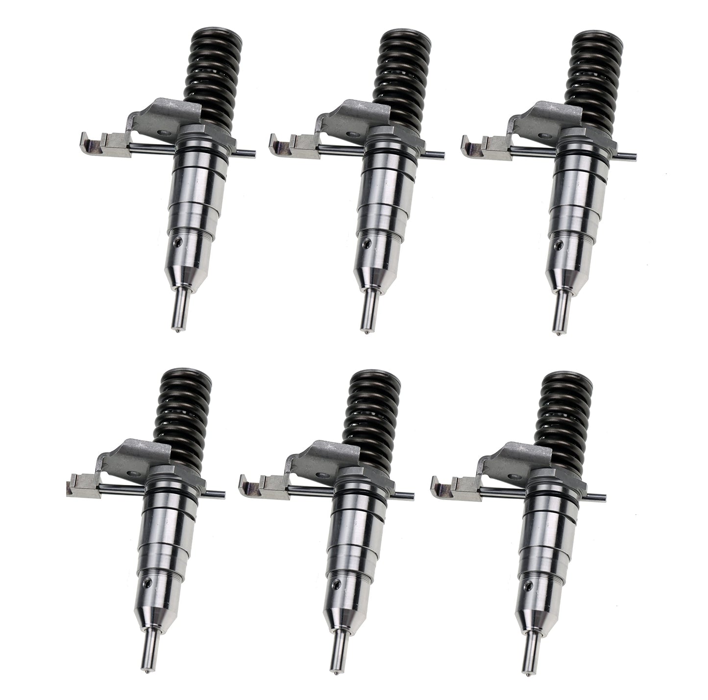 Mover Parts 6pcs inyectores de combustible 107-7732 127-8216 0R-8682 para Caterpillar CAT 3114 3116 Motor CAT 320B 322B 322C 325B M318 M320 M325B 446B 446D 953C 963C 924F 928G 938F 950F II