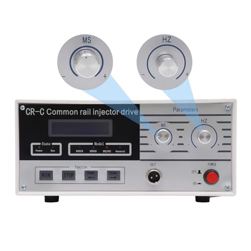 Kit de probador de inyector CR-C Common Rail, máquina de prueba de inyector diesel multifunción de 600 bar 8000PSI + boquilla de combustible S60H para diesel 6190/6200/6170 (stock de EE. UU.)