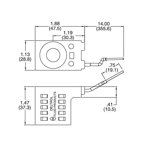 10226-14 volcado de elevación de la unidad de energía hidráulica de la bobina 16W de la bobina del solenoide 12VDC