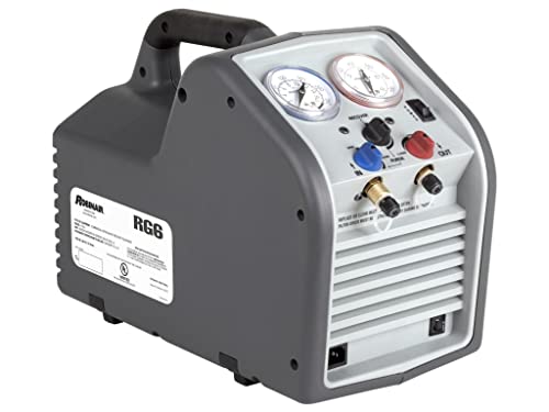 Robinair RG6 máquina de recuperación de refrigeración portátil de 110 v AC y 60 Hz.