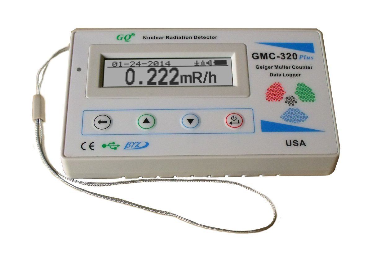 GQ GMC-320-Plus Digital Geiger Counter Nuclear Radiation Detector Beta Gama X-ray tester