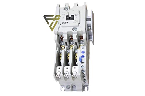 Eaton AN16DN0AB Freedom Nema Starter, con relé de sobrecarga bimetálico, tamaño 1 FLA, voltaje de bobina de 120 V, corriente nominal de 27 A, 7.5 HP máximo a 240 VAC, 10 HP máximo a 480 VCA