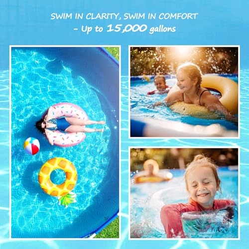 WESTAHO HSCG-09 - Sistema de piscina de agua salada, generador de cloro salado Westaho con celda de titanio de EE. UU. para piscinas sobre el suelo de hasta 15,000 galones, compatible con Intex Pool, impermeable IP 66