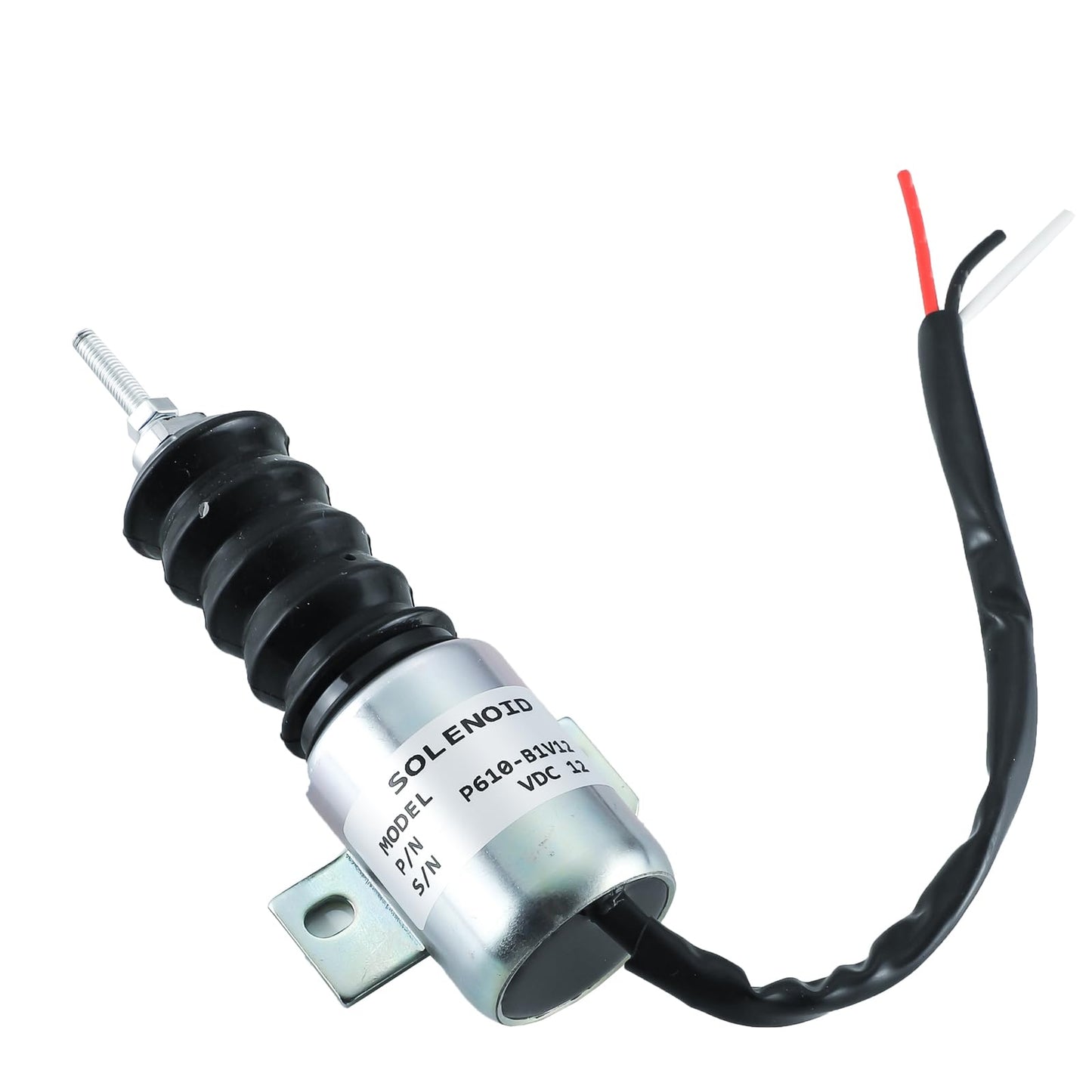 P610-B1V12 - Solenoide de apagado de combustible P610-A1V12 P610-A5V12 de repuesto para motor Trombetta 120H 135H 135H 3116 320B 322B 322C 325B 446B 446D 539 561M solenoid 12 V CC