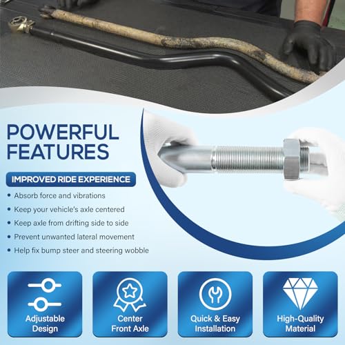 Bonbo 170107-408800 - Barra de guía ajustable para suspensión delantera de 0 a 6 pulgadas, kit de elevación para Jeep Wrangler JK JKU 2007-2018
