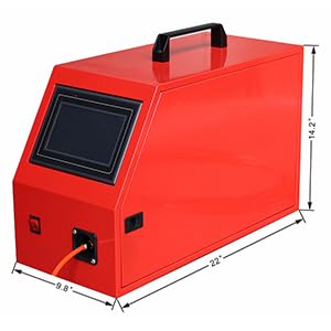 Triumph 1500W 4 en 1 Máquina de soldadura láser de fibra integrada de limpieza removedor de óxido 220V Máquina soldadora láser de mano monofásica con cable de alimentación 32.8 ft (1500, vatios) (1500, vatios) TR-FLW-1500W