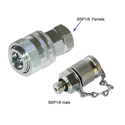 XZT 10000PSI Kit de acoplamiento de prueba de presión hidráulica digital, herramientas de prueba de reparación para excavadora de la marca USA (10000PSI)