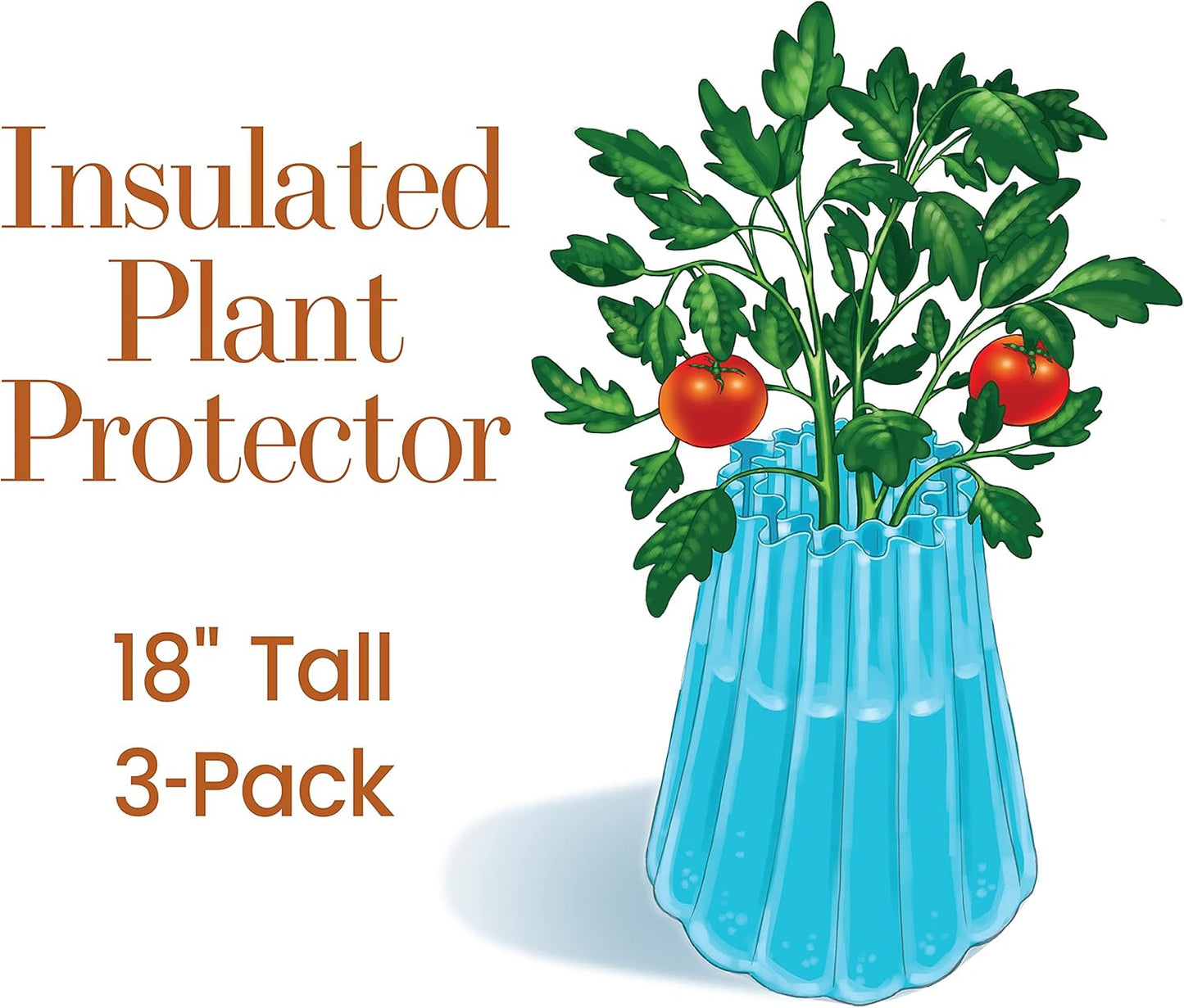 Dalen Gardeneer Season Starter - Protector de plantas aislado para la temporada temprana - Protector contra heladas para clima frío - Forma de relleno fácil para una siembra óptima - 18 x 17 pulgadas