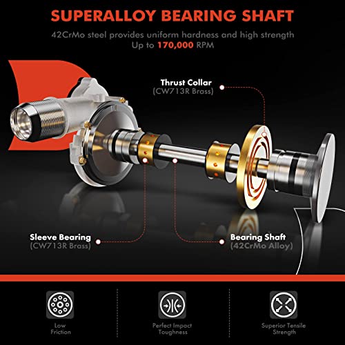 A-Premium HX55 HX55W Turbo Turbocompresor Kit compatible con Cummins Truck ISM ISME M11 Motor 1999-2012 10.8L