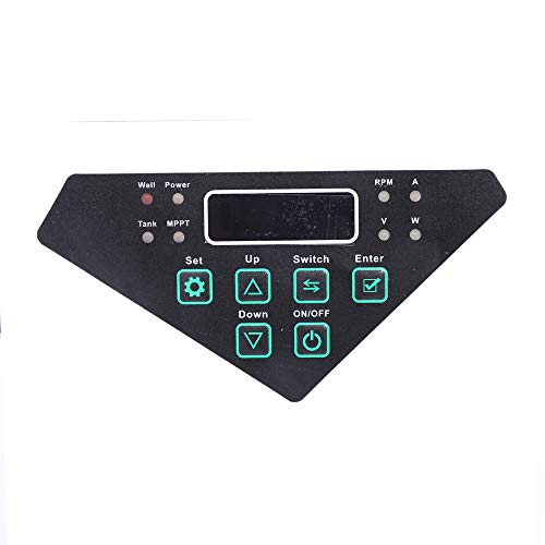Bomba de agua solar de 3 pulgadas, 48 V, 400 W, 3000 L/H 304, acero inoxidable, sumergible, bomba de pozo profundo sumergible con controlador MPPT, controlador MPPT, kit de bomba de agua solar