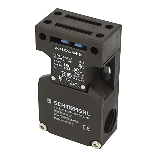 AZ16-02ZVRK-M20 | 101157381 | Interruptor de seguridad SCHMERSAL, con actuador separado, 2NC, fuerza de bloqueo 30N, entrada de cable M20