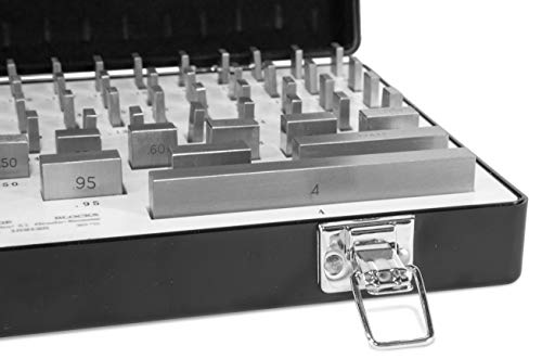 10481 Juego de bloques de calibre de acero de 81 piezas con estuche